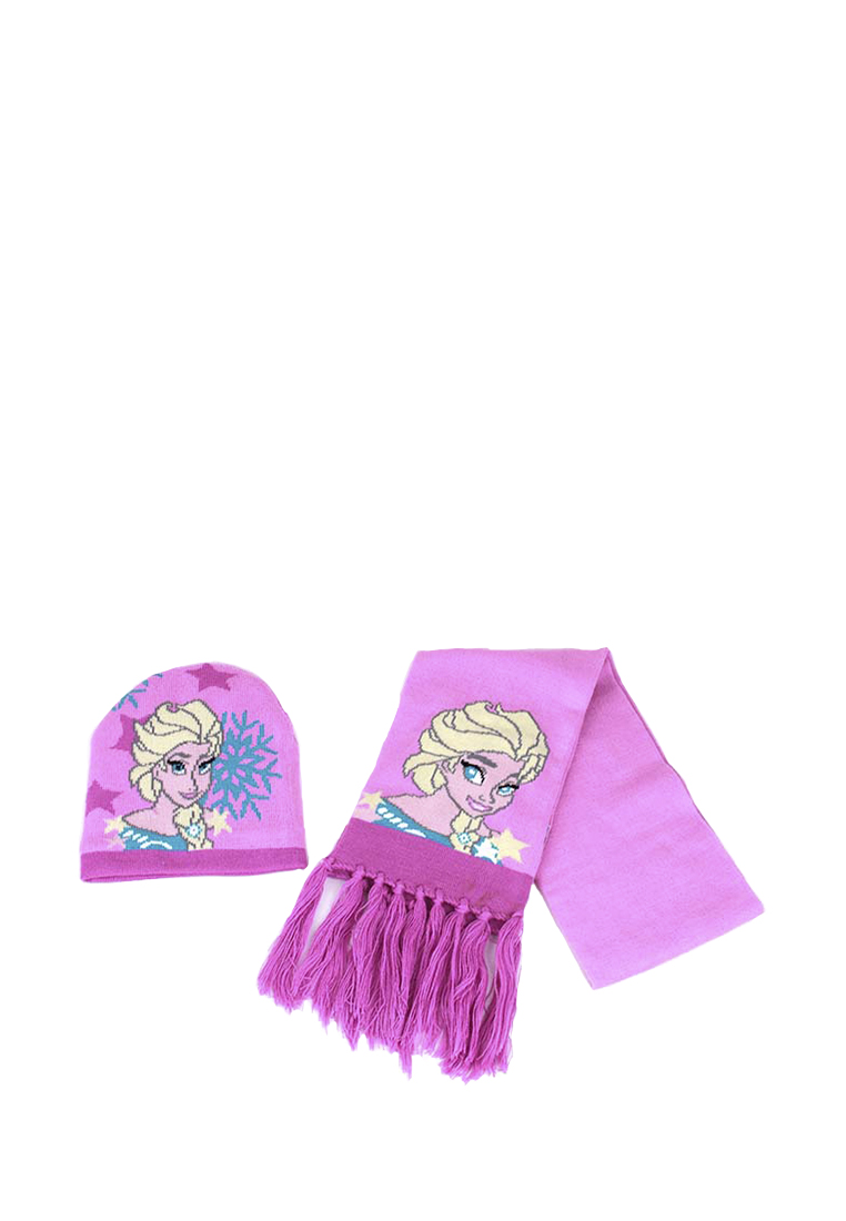 Набор шапка и шарф детский для девочек c размером 04530120
