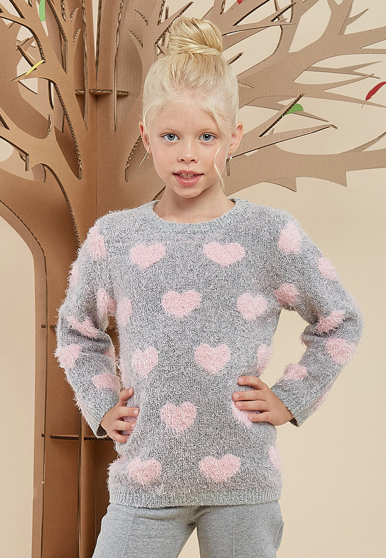 Пуловер детский для девочек 19005030