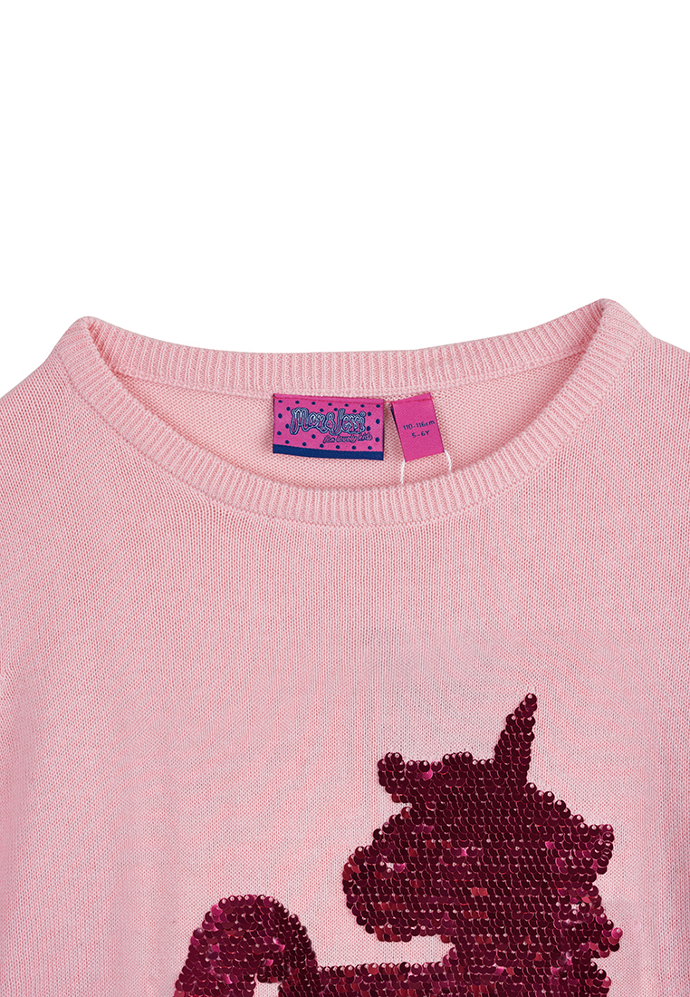 Пуловер детский для девочек 19006050 вид 3