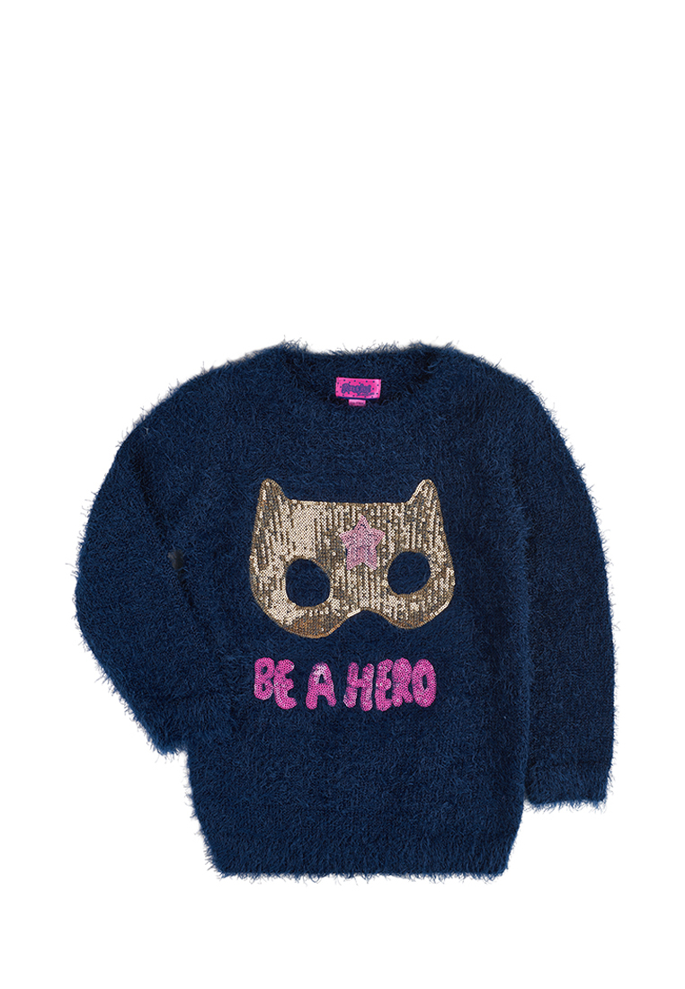 Пуловер детский для девочек 19007050 вид 4