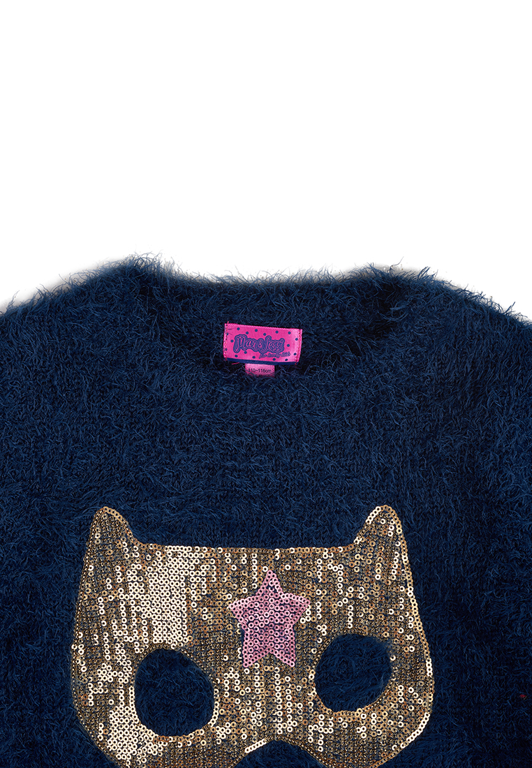 Пуловер детский для девочек 19007050 вид 6