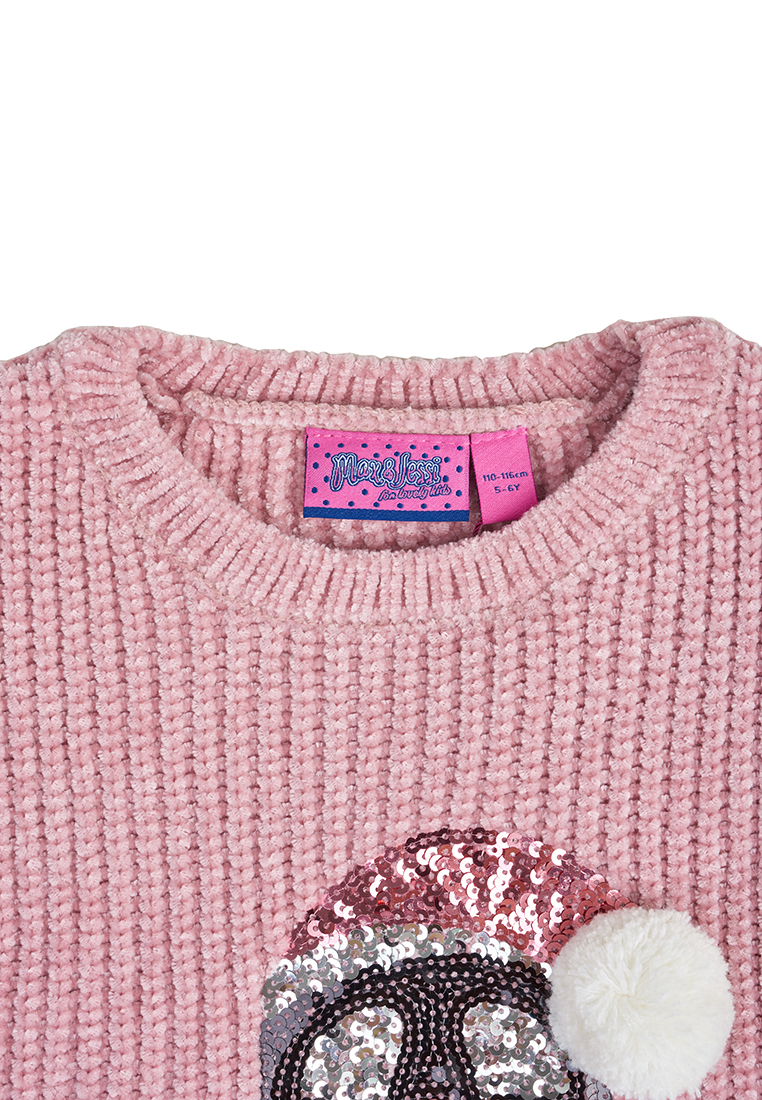 Пуловер детский для девочек 19007190 вид 3