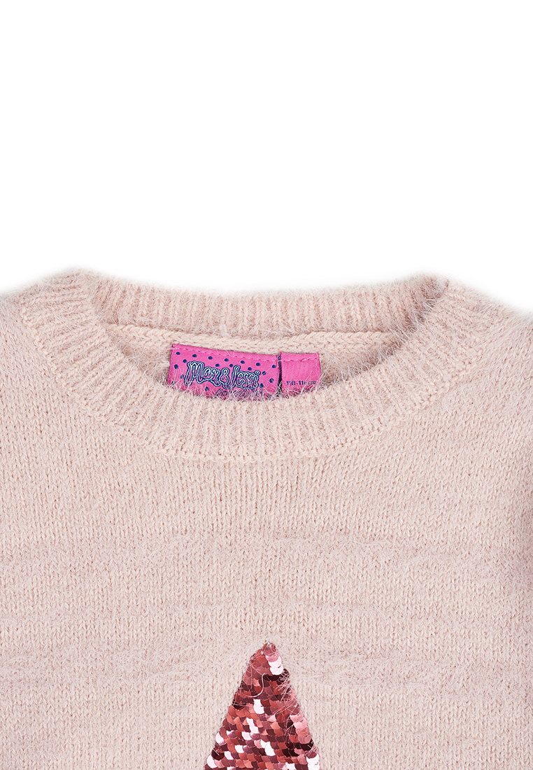 Пуловер детский для девочек 19007260 вид 3