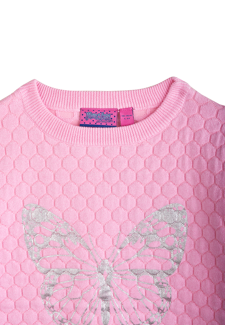Пуловер детский для девочек 19009090 вид 6