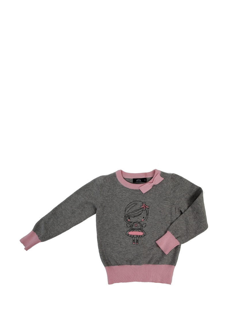 Пуловер детский для девочек 19038865