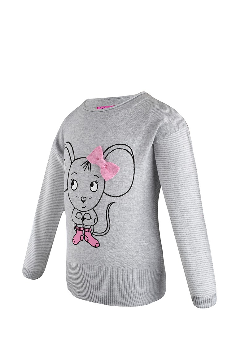 Пуловер детский для девочек 19052034 вид 2