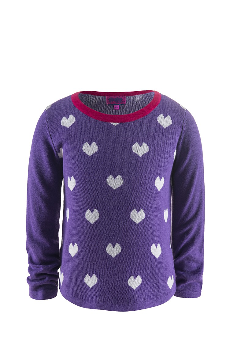 Пуловер детский для девочек 19052178 вид 3