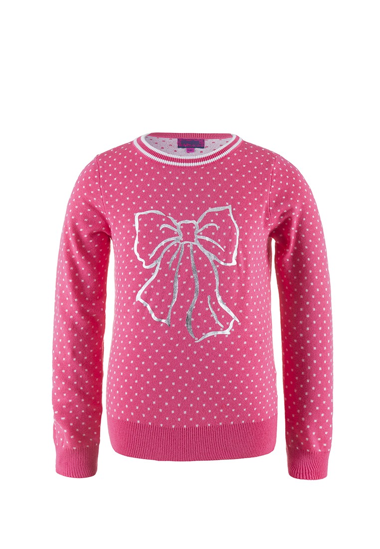 Пуловер детский для девочек 19053775 вид 3