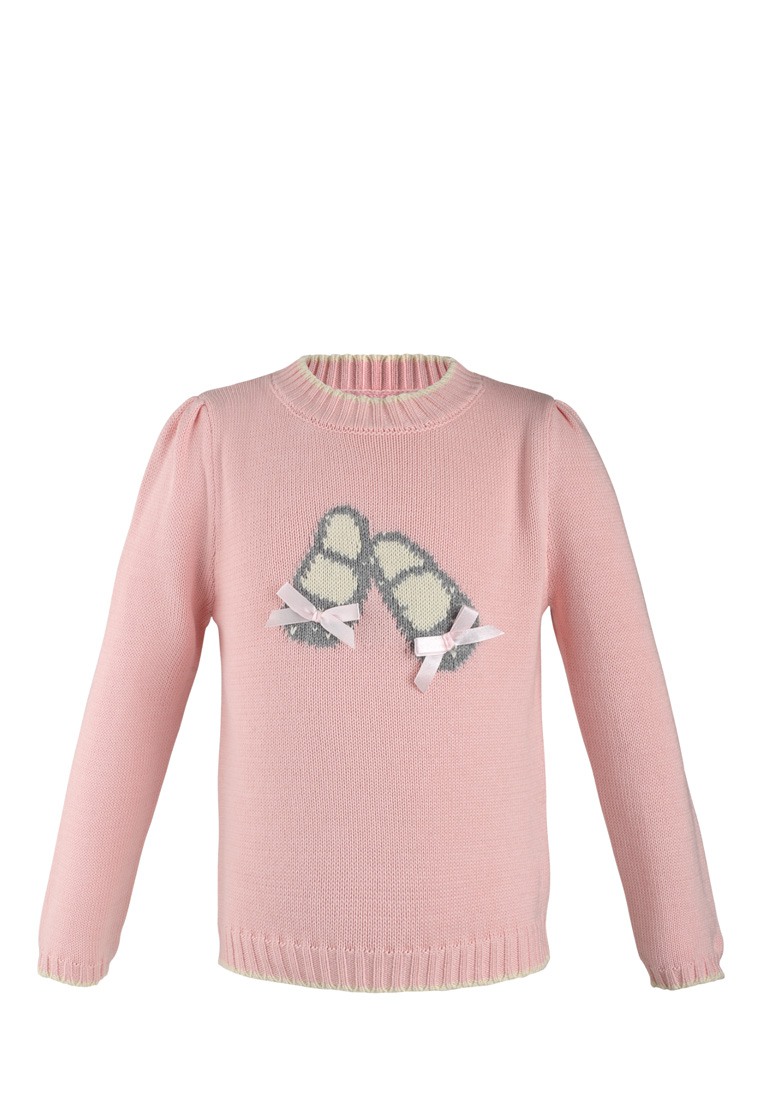 Пуловер детский для девочек 19053779 вид 3