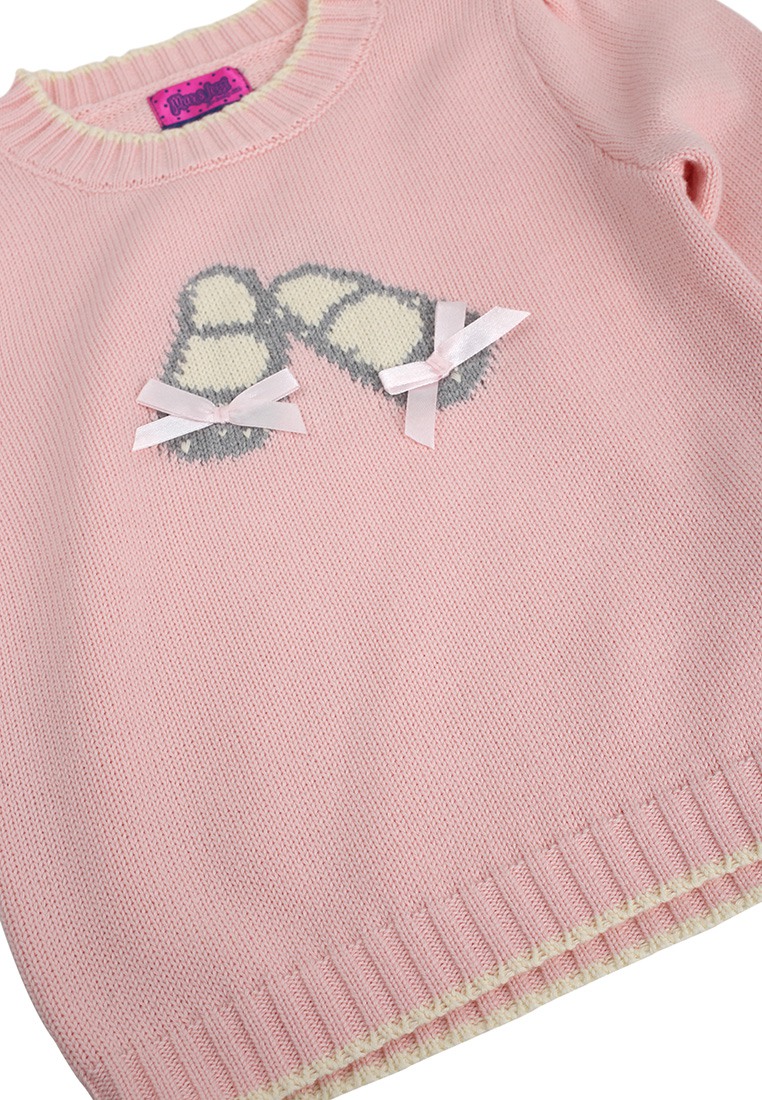Пуловер детский для девочек 19053779 вид 4