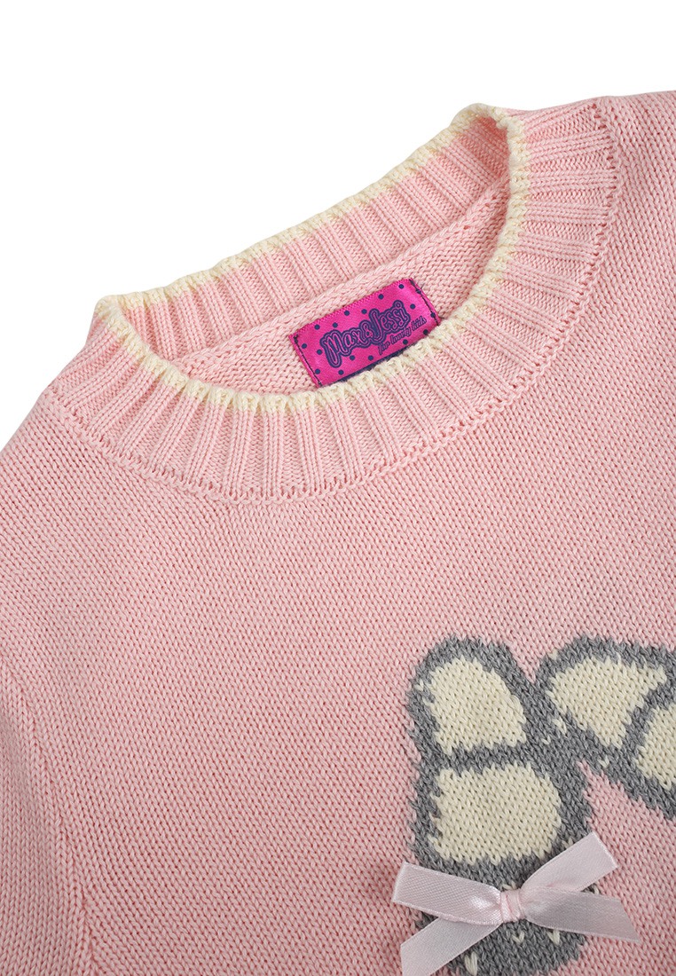 Пуловер детский для девочек 19053779 вид 5