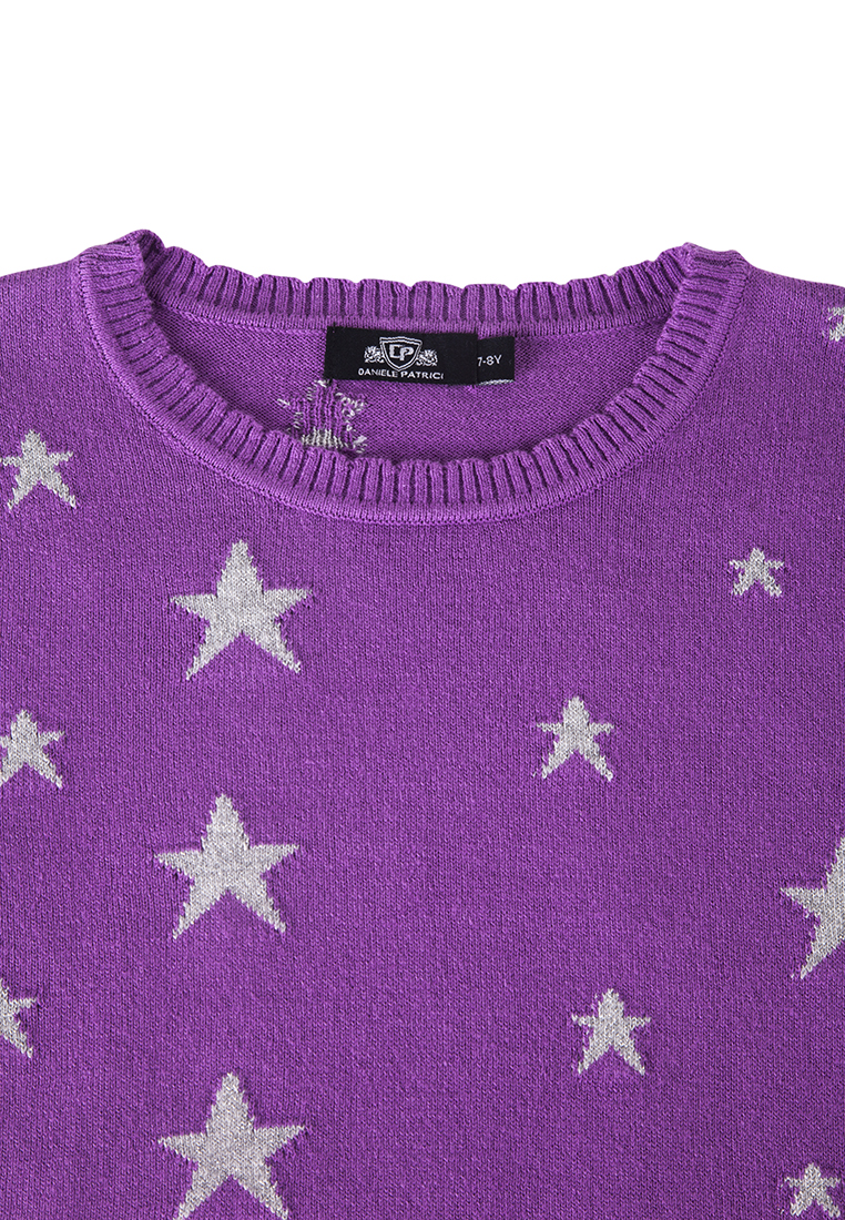 Пуловер детский для девочек 19070371 вид 4