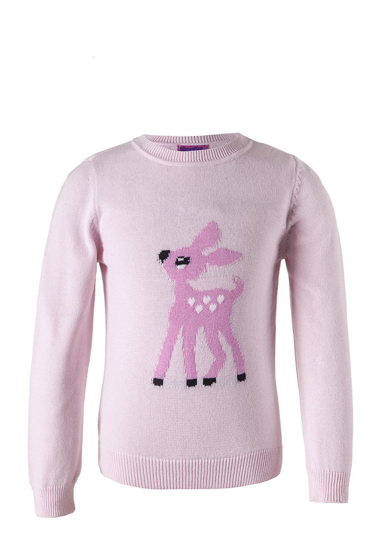 Пуловер детский для девочек 19070378 вид 3