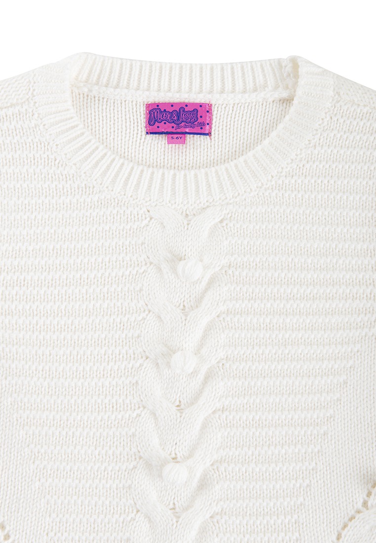 Пуловер детский для девочек 19070715 вид 4