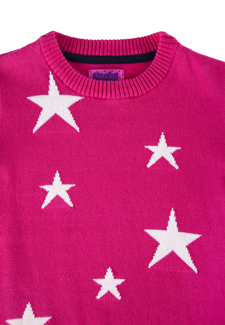 Пуловер детский для девочек 19071230 вид 4