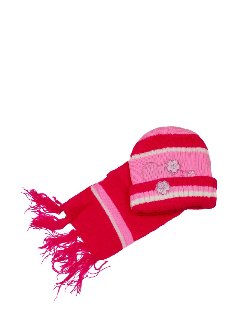 Набор шапка и шарф детский для девочек 22120003