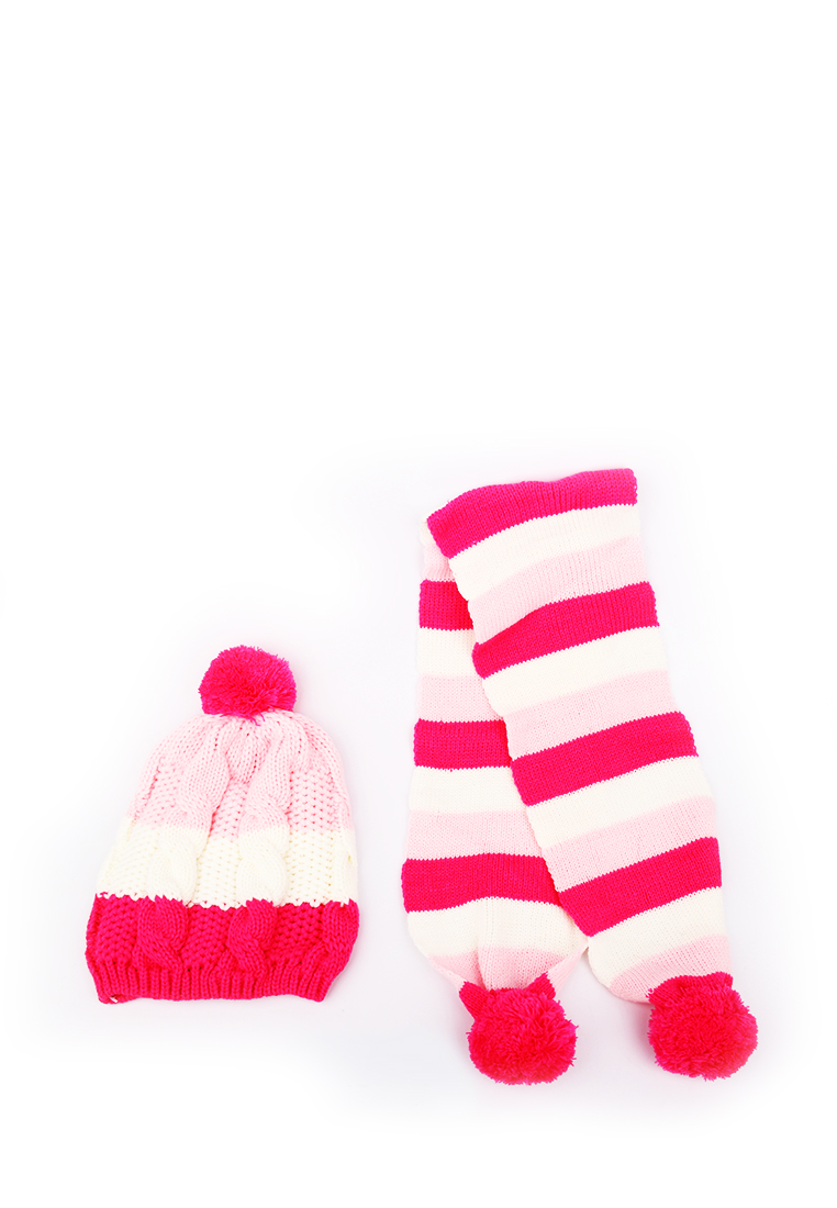 Набор шапка и шарф детский для девочек 22139839