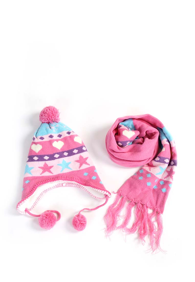 Набор шапка и шарф детский для девочек 22175108