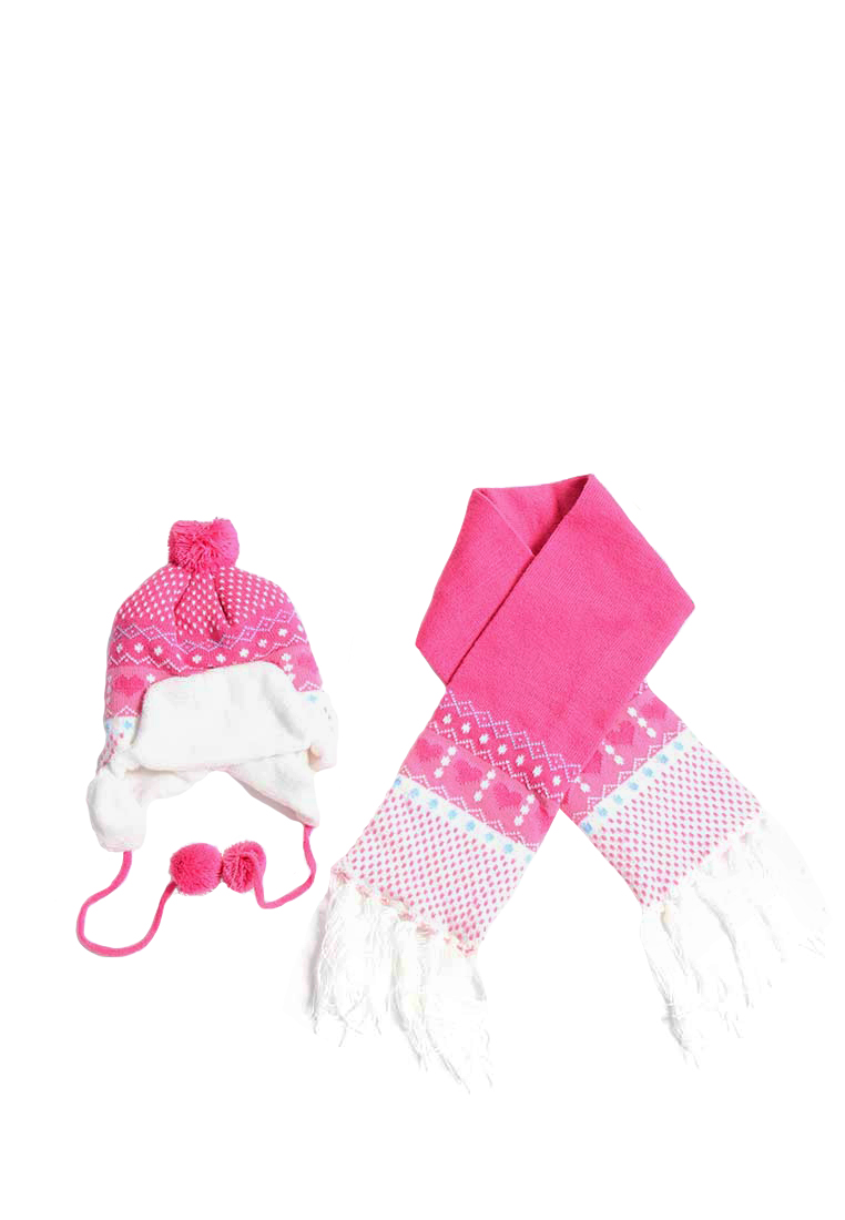 Набор шапка и шарф детский для девочек 22175109