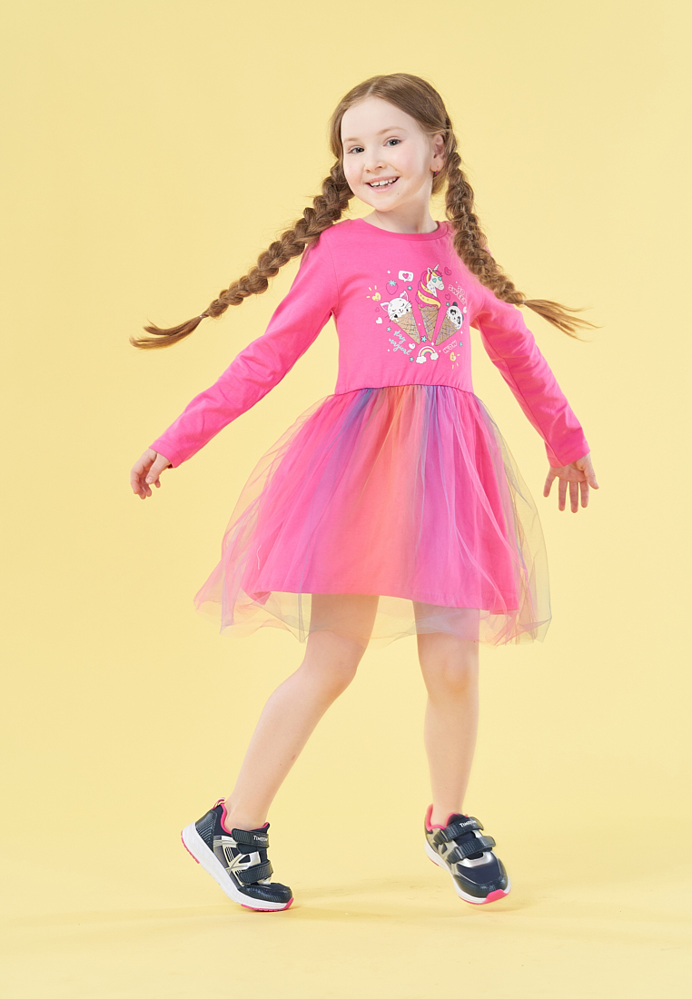 Платье длинный рукав детское для девочек 29900000 вид 2