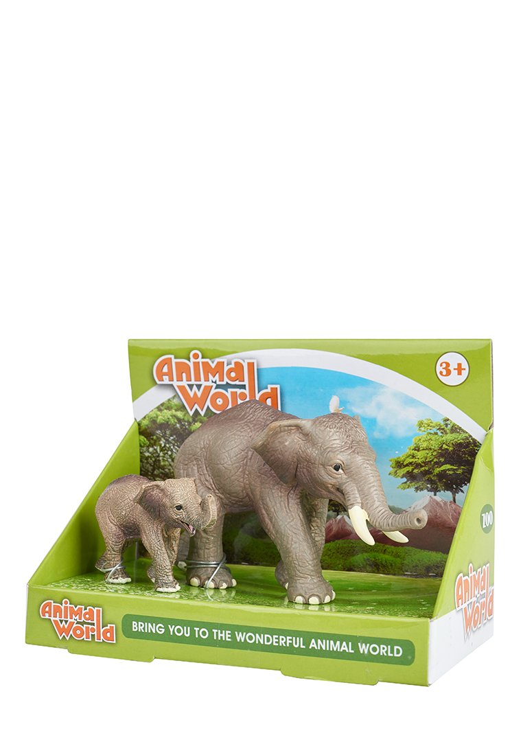 Фигурки Дикие животные Слоны, 2 шт. OEM1234415 33305000 вид 4