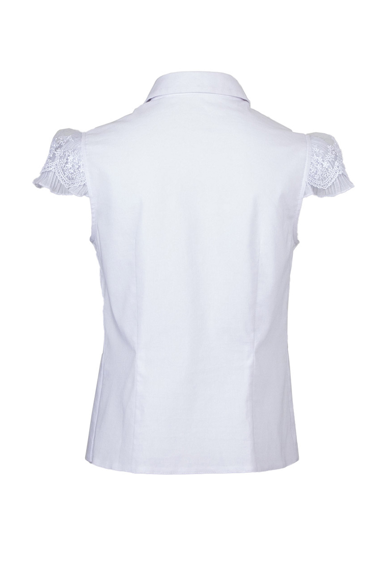 Блузка с коротким рукавом школьная для девочек 36107030 вид 4