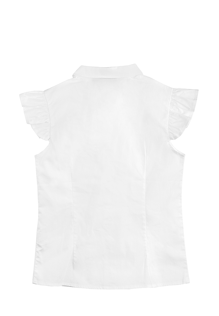 Блузка с коротким рукавом школьная для девочек 36109020 вид 5