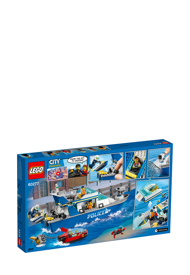 LEGO City 60277 Катер полицейского патруля 36209120 вид 2