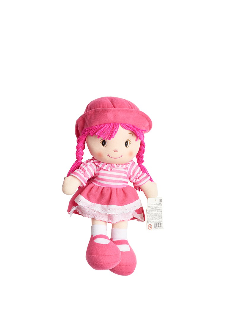 Мягкая кукла с панамкой 35 см., роз. I1156480-2 37003910
