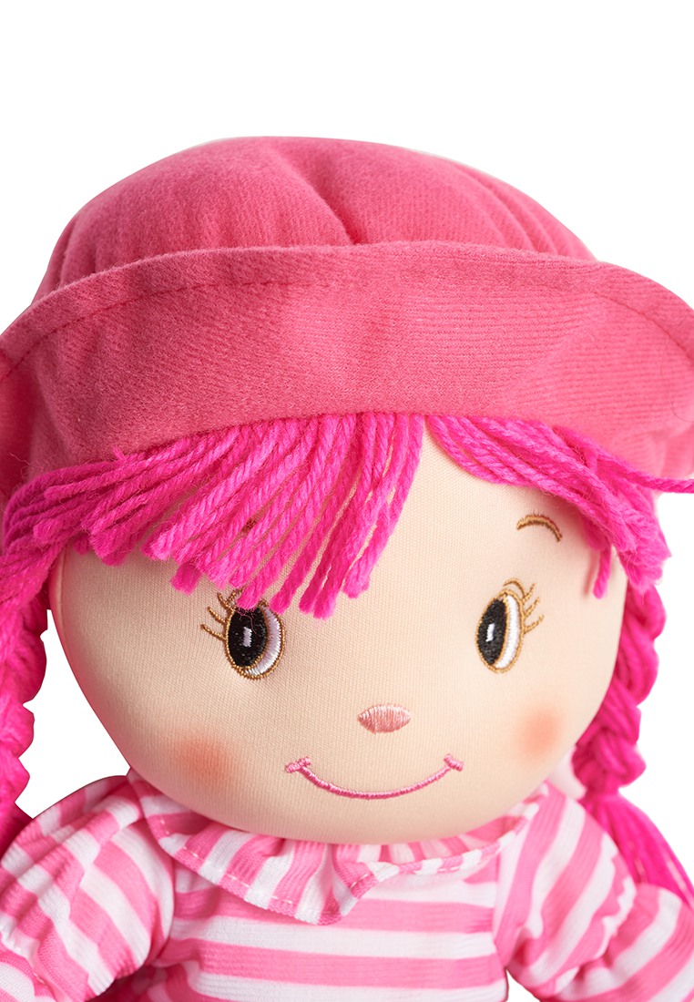 Мягкая кукла с панамкой 35 см., роз. I1156480-2 37003910 вид 3