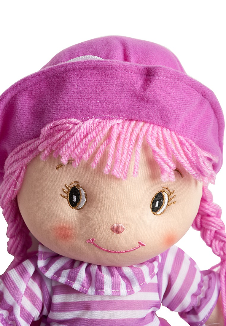 Мягкая кукла с панамкой 35 см., пурпур. I1156480-3 37003920 вид 3