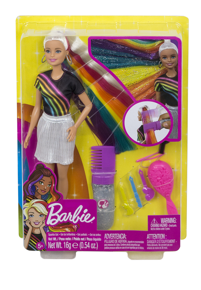 Barbie® с Радужными волосами блондинка 37007080 вид 3