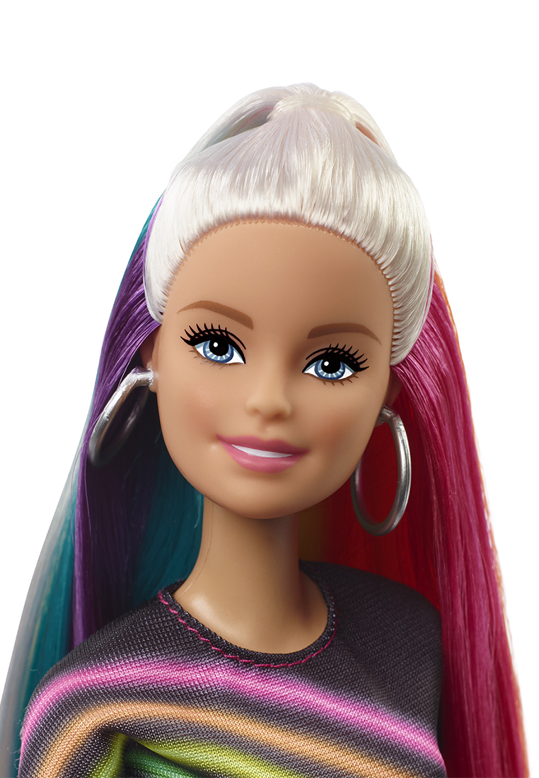 Barbie® с Радужными волосами блондинка 37007080 вид 4