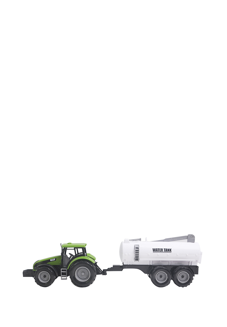 Трактор инерционный с прицепом, зел. B1059264 40106030 вид 6