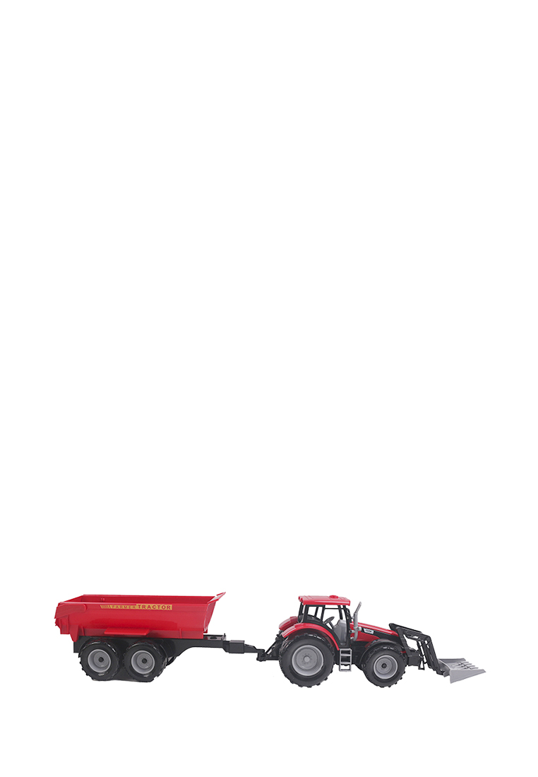 Трактор инерционный с прицепом, крас. B1102616 40106040 вид 5