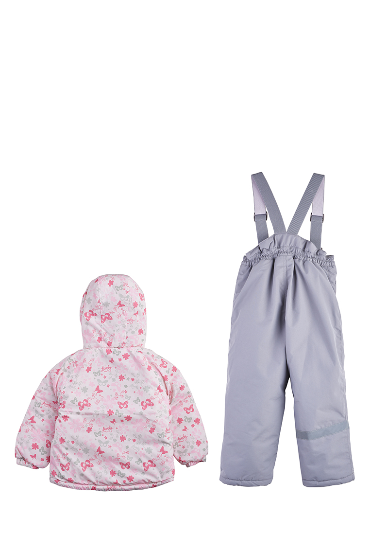 Комплект для девочек: куртка зимняя и полукомбинезон 45807000 вид 6