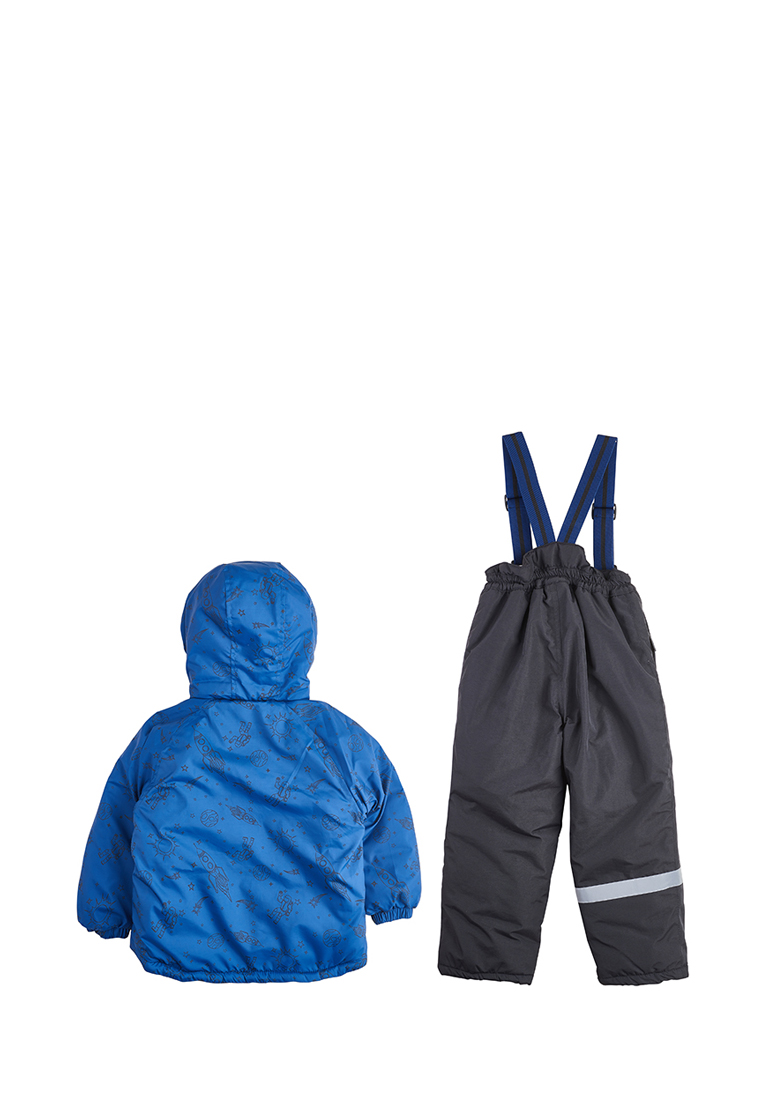 Комплект для мальчиков: куртка зимняя и полукомбинезон 45907010 вид 2