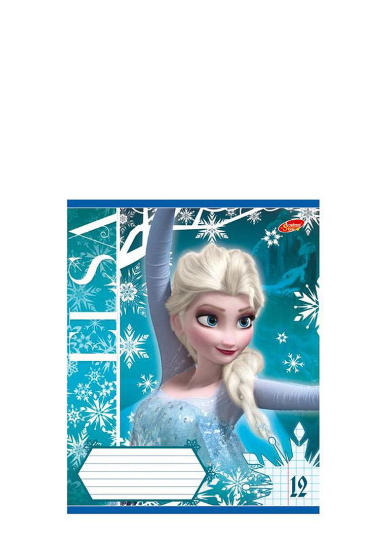 Тетрадь Frozen 12л КЛЕТКА, скоба, лак карт D3624/5-EAC УФ 48904010 вид 4