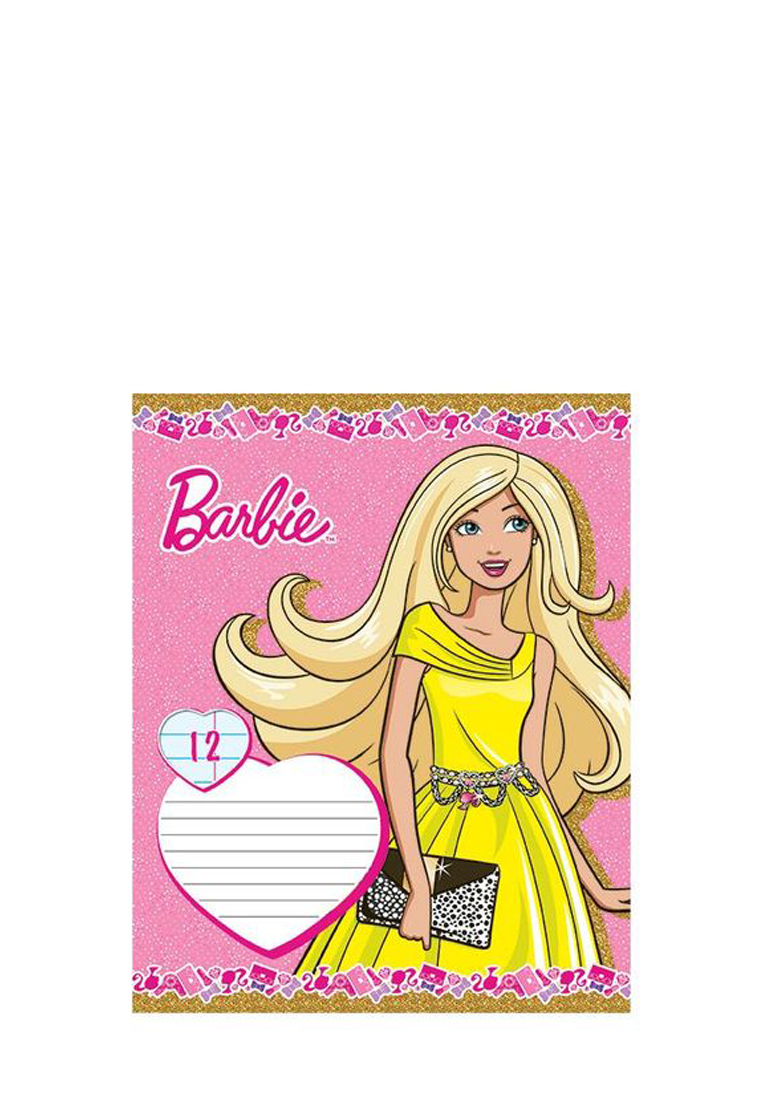 Тетрадь Barbie 12л ЛИНИЯ, скоба, лак B910/5-EAC 48904050 вид 5