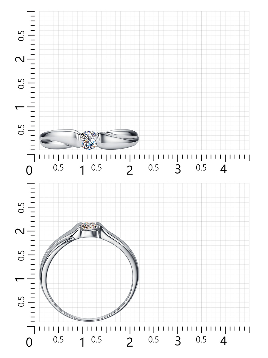Ювелирное кольцо 534086P0 вид 4