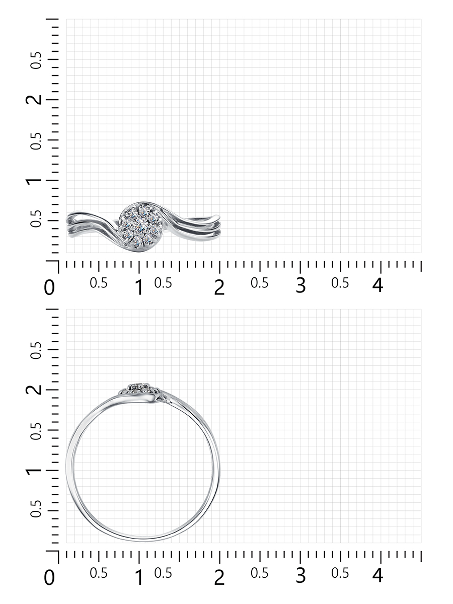 Ювелирное кольцо 534087D0 вид 4
