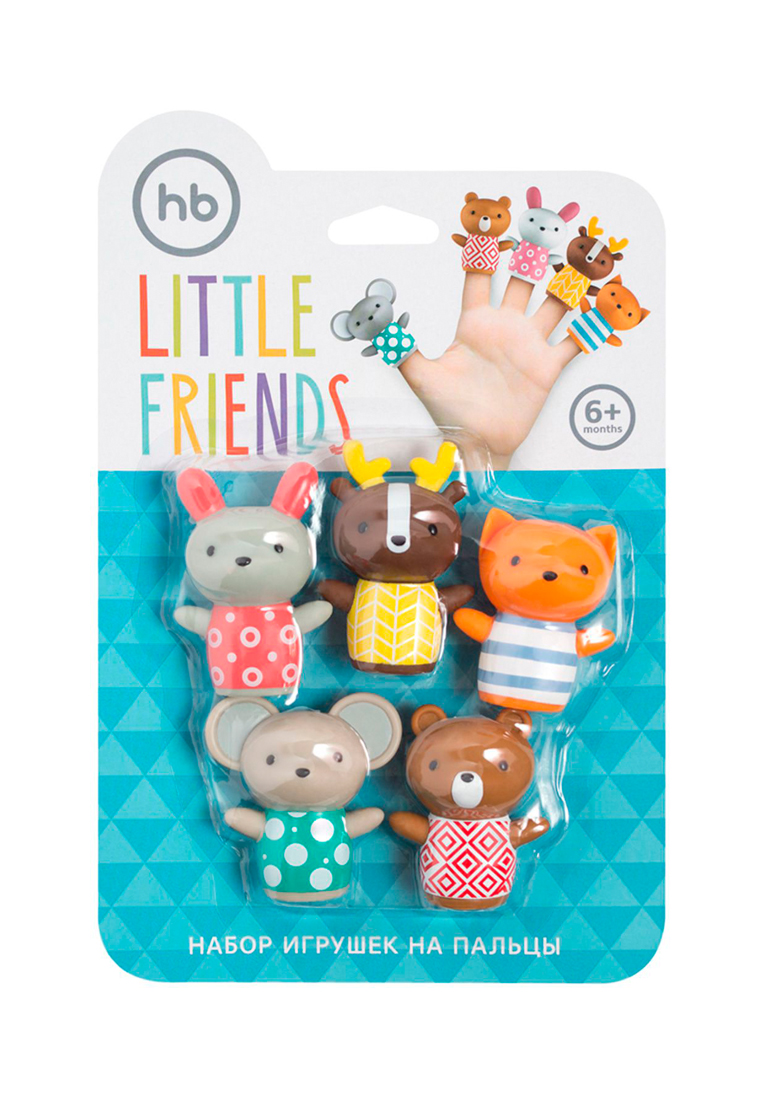 Happy Baby Набор игрушек на пальцы LITTLE FRIENDS 64302260