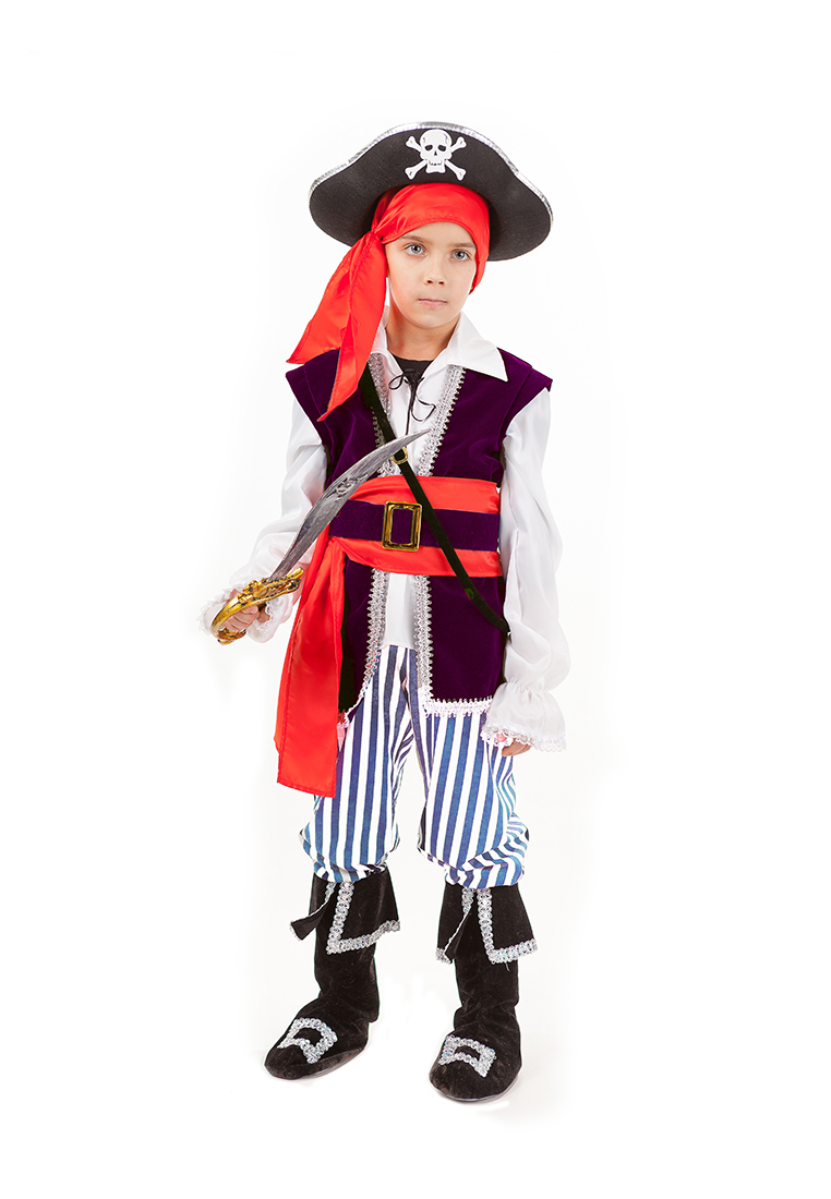 Карнавальный костюм "Пират Спайк", р-р 122 2004 к-18-122 72009320