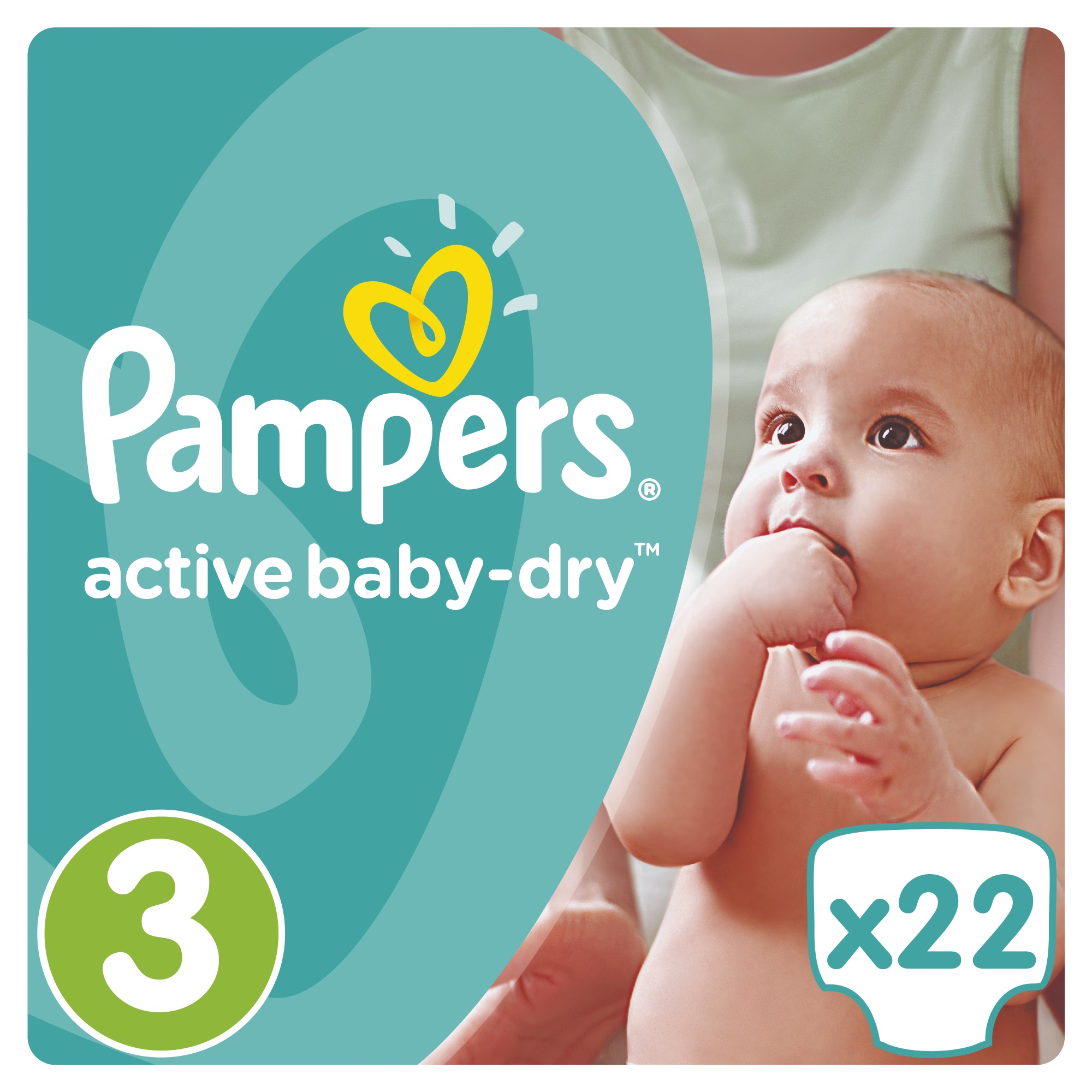 Подгузники Pampers Active Baby, 3 (4-9 кг), 22 шт. 73944432 вид 2