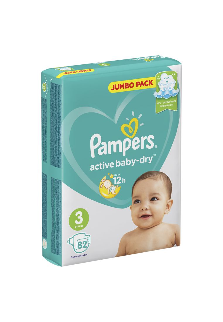 Подгузники Pampers Active Baby, 3 (4-9 кг), 82 шт. 73968825 вид 12