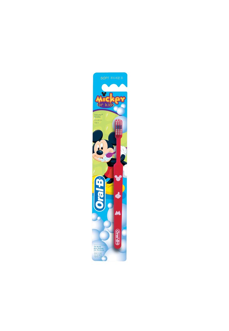 Зубная щетка Mickey for Kids 20 мягкая 1шт 74644486