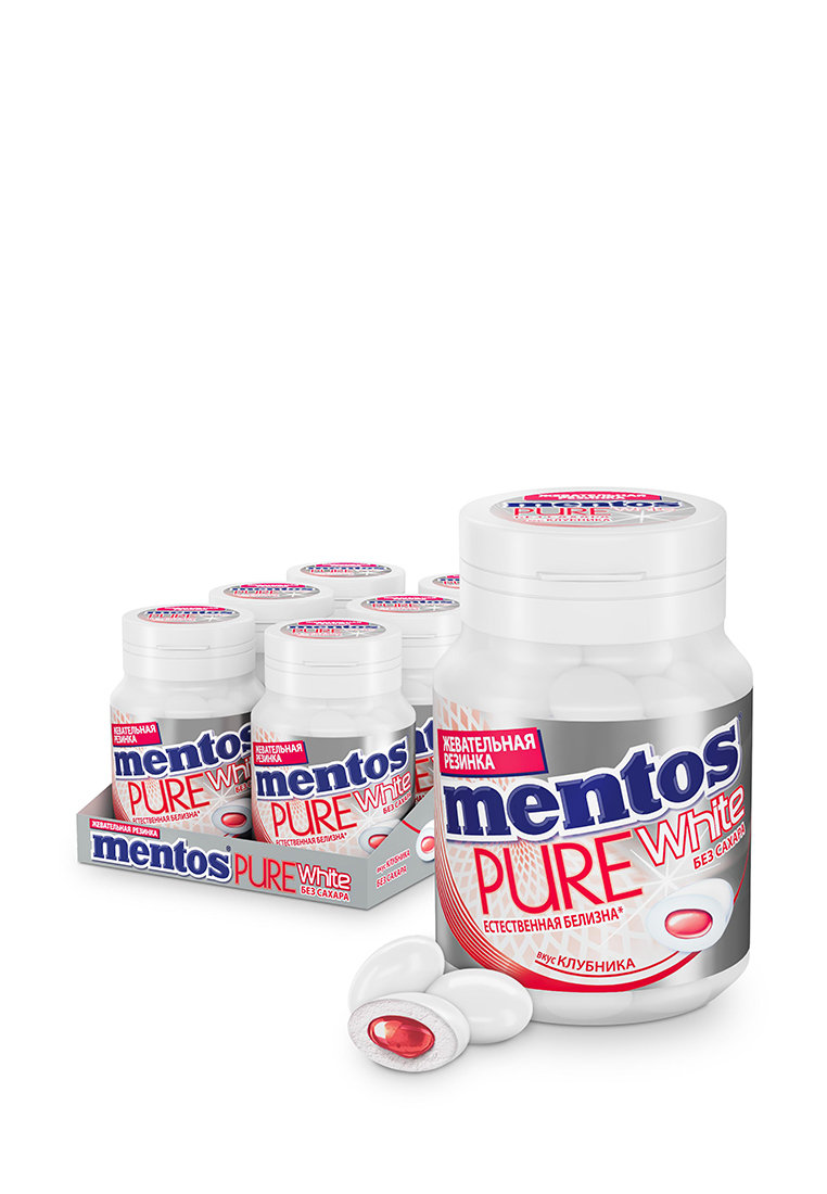 Жевательная резинка Mentos Pure Fresh, 54 г 77502600