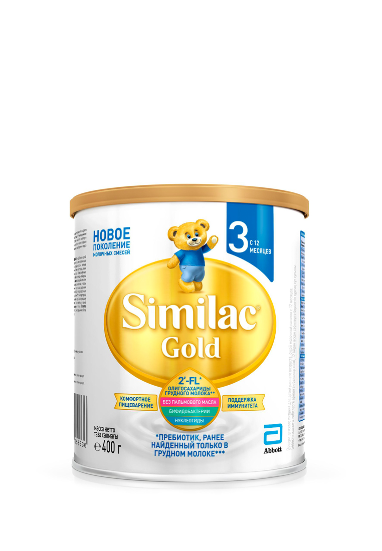 Детское молочко Similac Gold 3 с 12 мес. 400 г 78504010