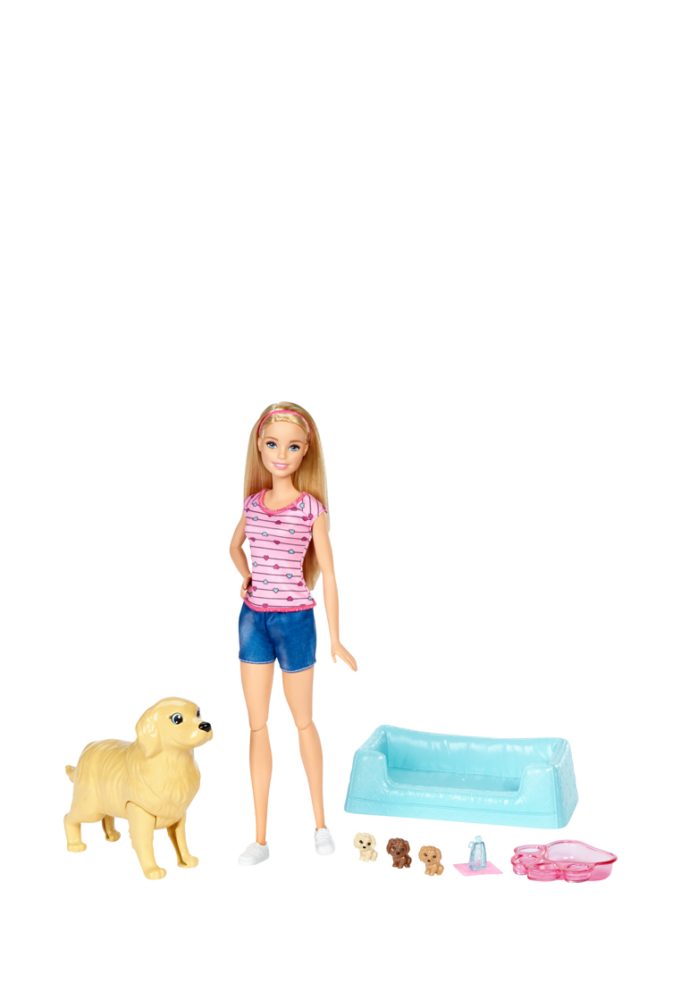 Набор Barbie® «Кукла и собака с щенками» 92105360
