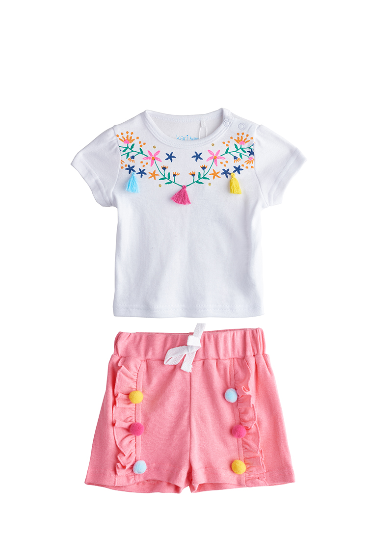Комплект летней одежды для маленькой девочки 96106040